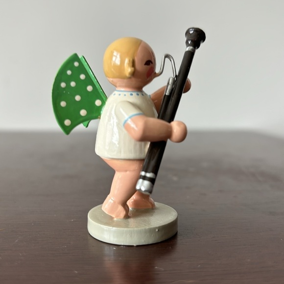 Wendt and Kuhn Erzebirge hand made hand painted angel in orchestra with bassoon - Picture 2 of 5
